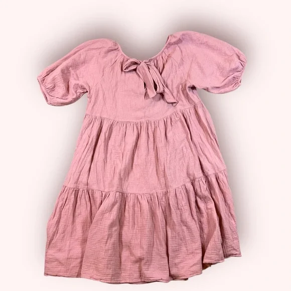 Joe Fresh Pink Midi Dress with Elegant Design - Picture 7 of 8